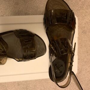 OFF WHITE jelly sandals